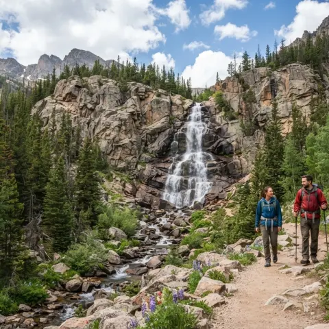 Bridal Veil Falls via Cow Creek Trail