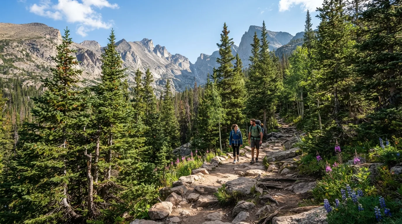 Ypsilon Lake Trail hiking trail image