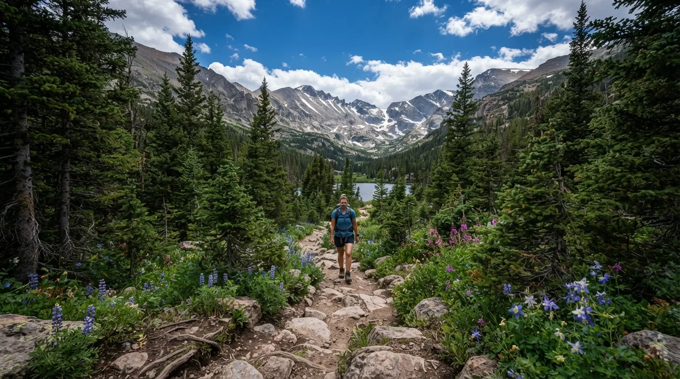Ouzel Lake Trail hiking trail image