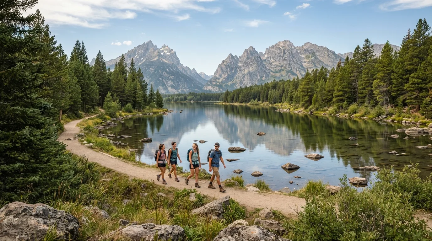 String Lake Loop hiking trail image