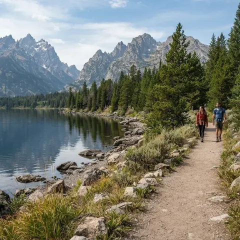 Leigh Lake Trail