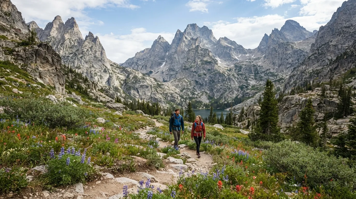 Holly Lake via Paintbrush Canyon hiking trail image