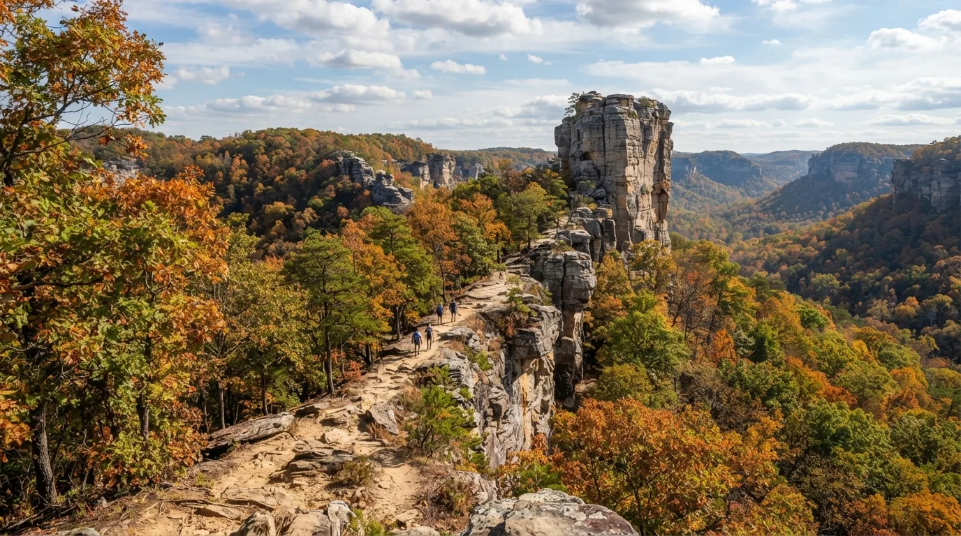 Auxier Ridge and Courthouse Rock hiking trail image