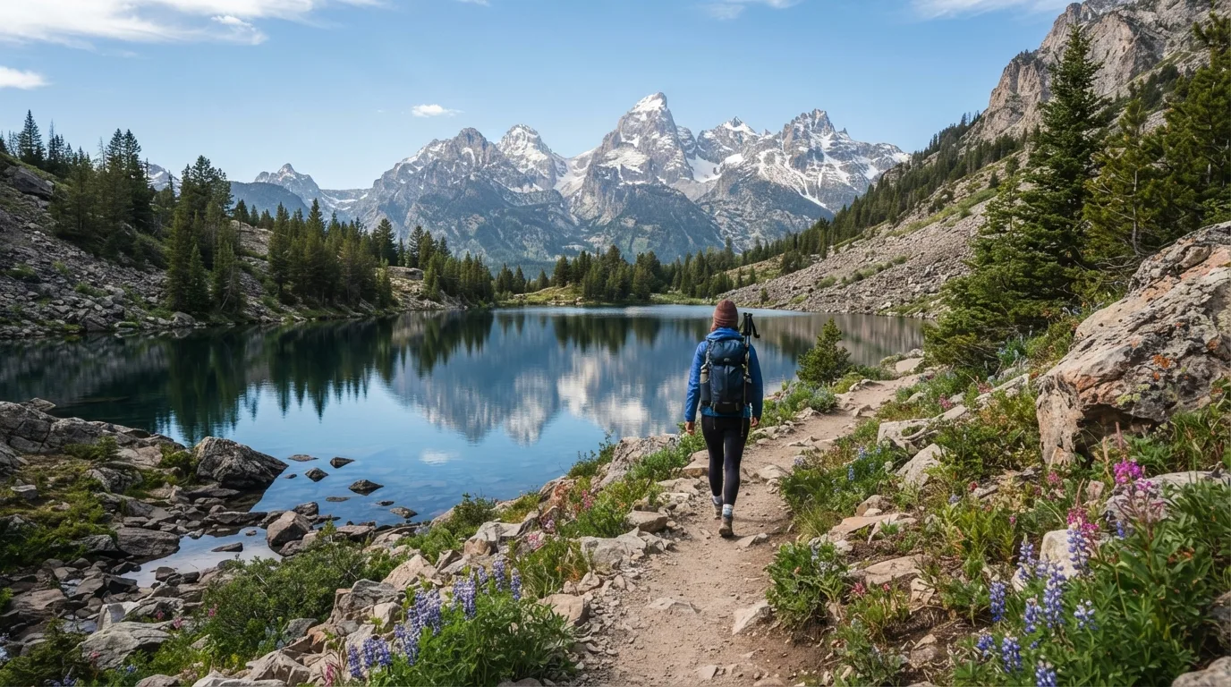 Lake Solitude Trail hiking trail image