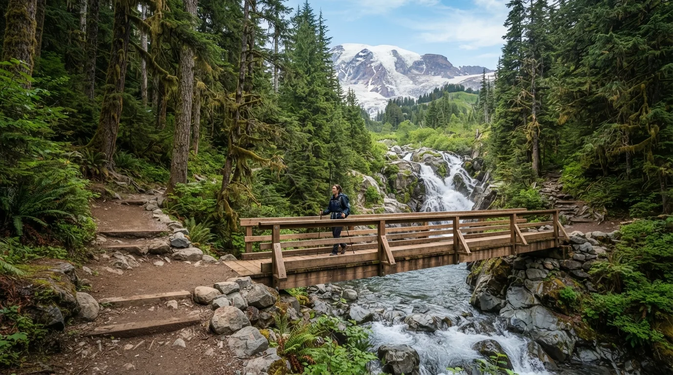 Carter Falls and Madcap Falls Trail hiking trail image