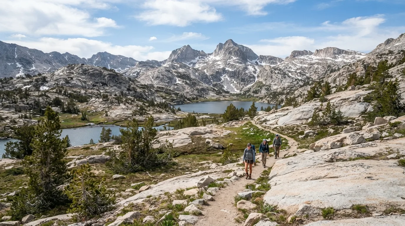 Gaylor Lakes Trail hiking trail image