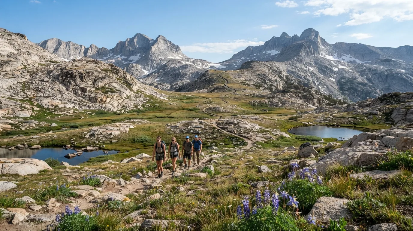 Mono Pass Trail hiking trail image