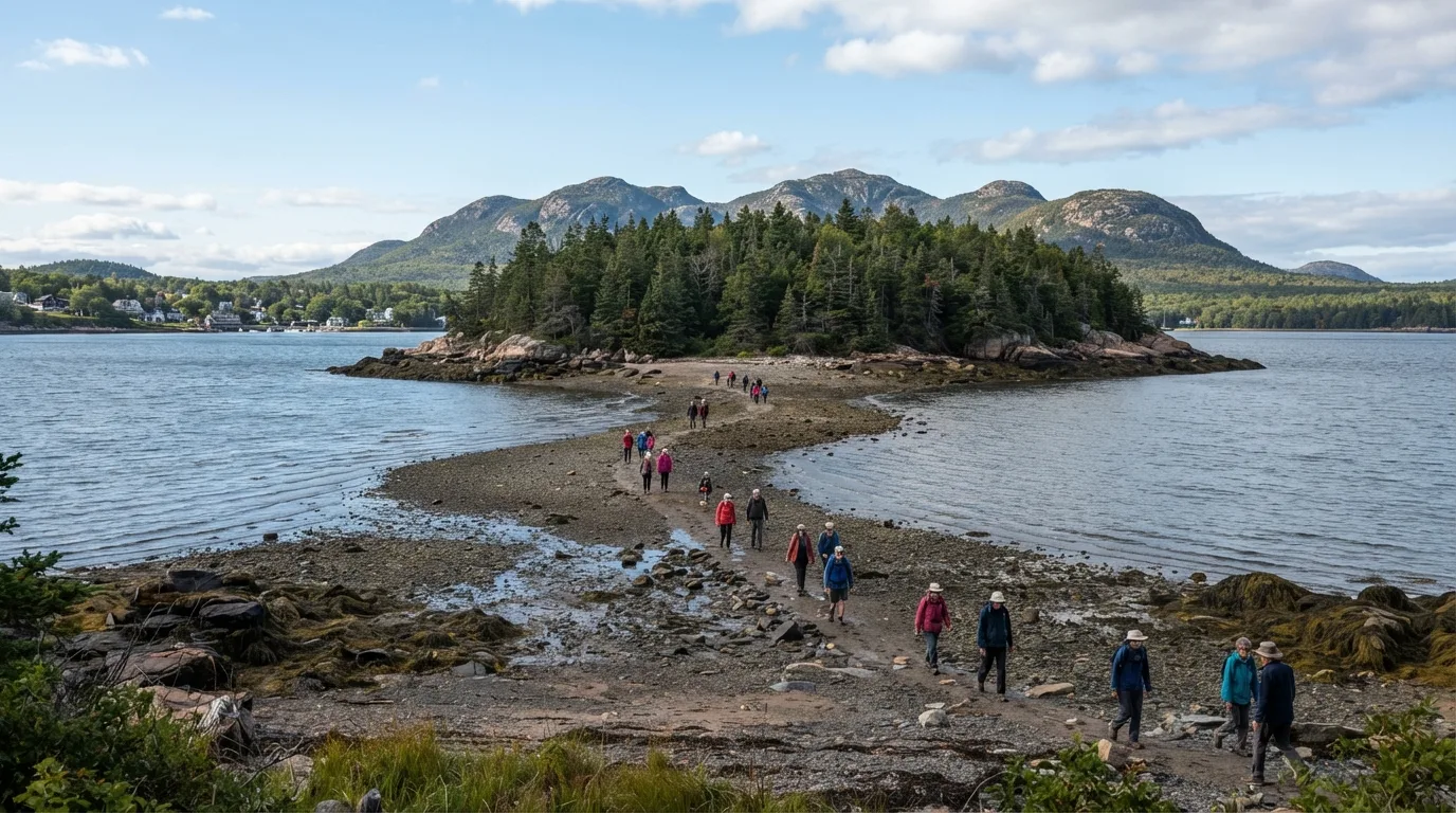 Bar Island Trail hiking trail image