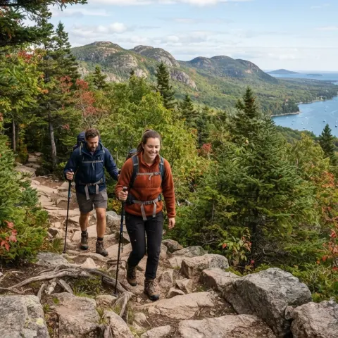 Saint Sauveur Mountain Trail