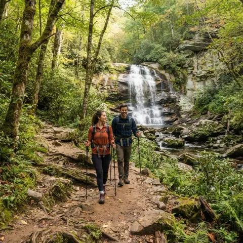 Baskins Creek Falls Trail
