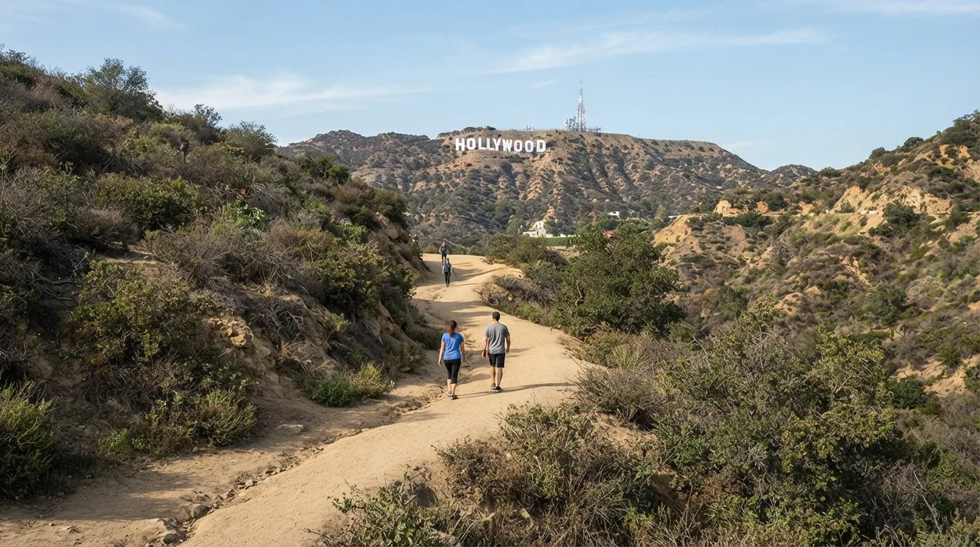 Brush Canyon Trail to the Hollywood Sign hiking trail image