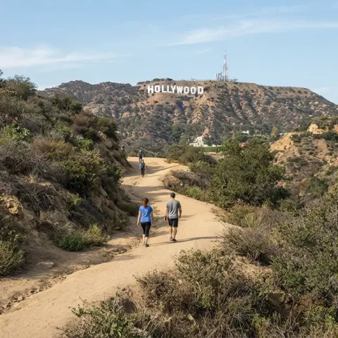 Brush Canyon Trail to the Hollywood Sign