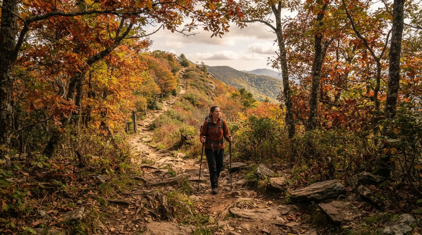Chestnut Top Trail hiking trail image