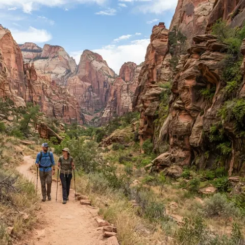 Connector Trail in Kolob Canyons