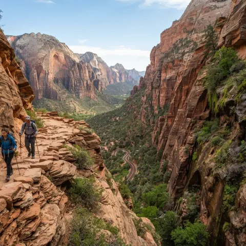 East Rim Trail from the East Entrance