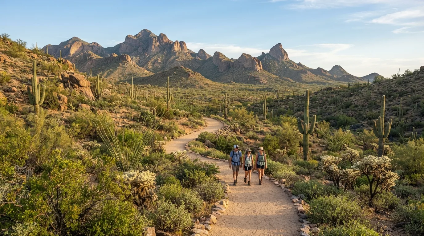 Gateway Loop Trail in McDowell Preserve hiking trail image