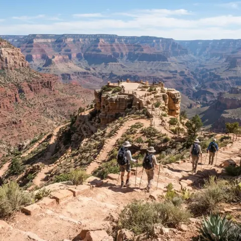 North Kaibab Trail to Coconino Overlook