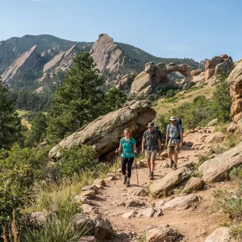 Royal Arch Trail from Chautauqua