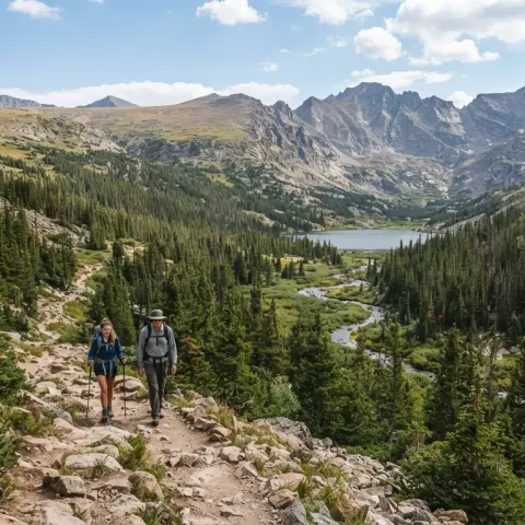 East Inlet Trail to Lone Pine Lake