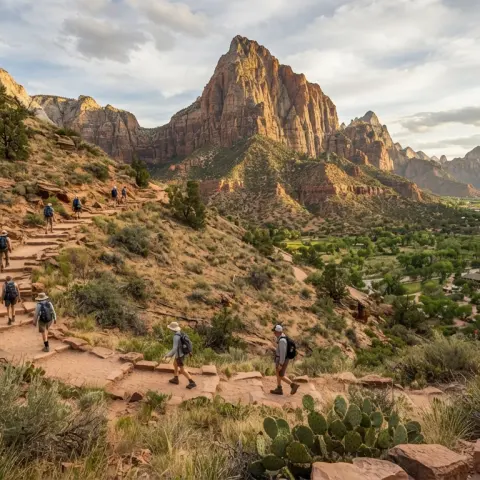 Watchman Trail in Zion