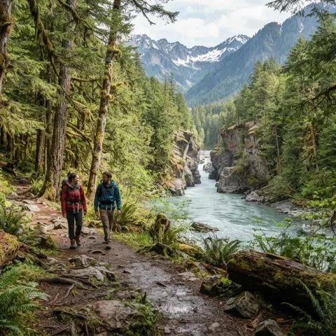Elwha River Trail to Goblins Gate