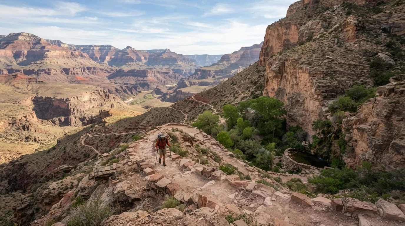 Hermit Trail to Santa Maria Spring hiking trail image