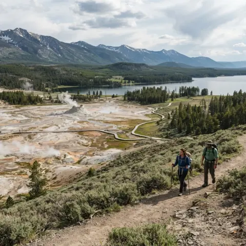 Howard Eaton Trail near Old Faithful