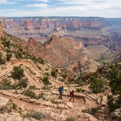 Grandview Trail to Coconino Saddle