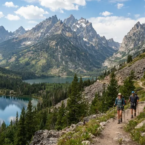 Valley Trail from Taggart Lake