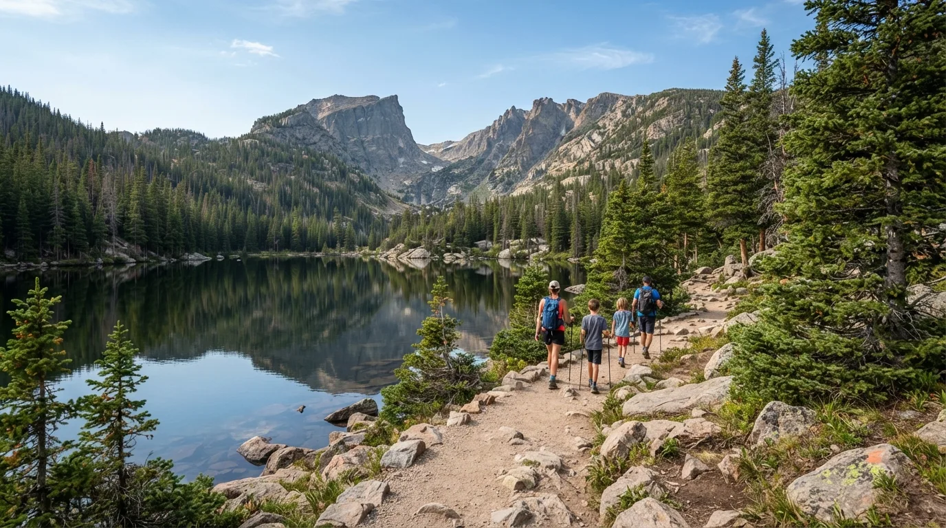 Bear Lake Loop in Rocky Mountain National Park hiking trail image