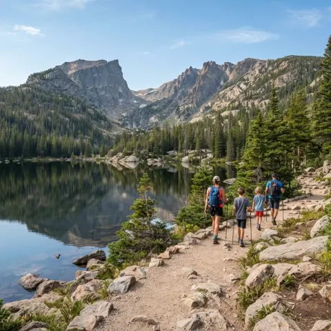 Bear Lake Loop in Rocky Mountain National Park