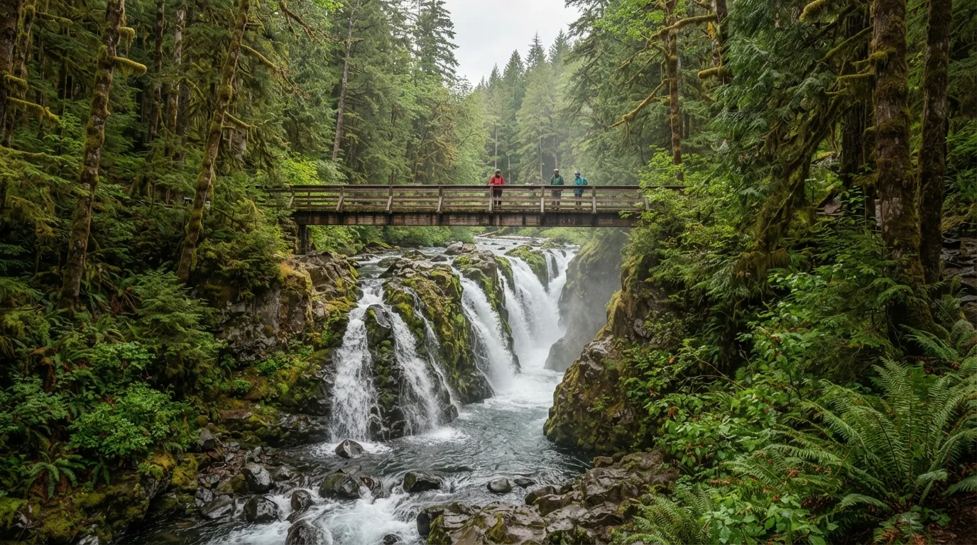 Sol Duc Falls Trail hiking trail image