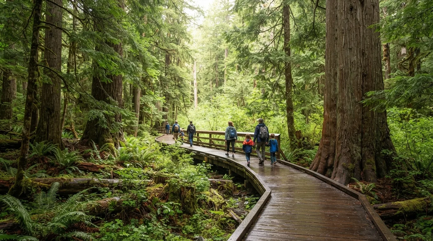 Trail of the Cedars hiking trail image